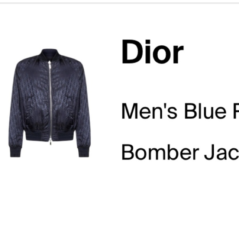 Brand New Christian Dior Oblique reversible navy